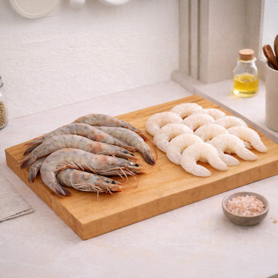(Medium Size) Fresh Prawns - 454 grams/1 lb. (40-50 Pcs)