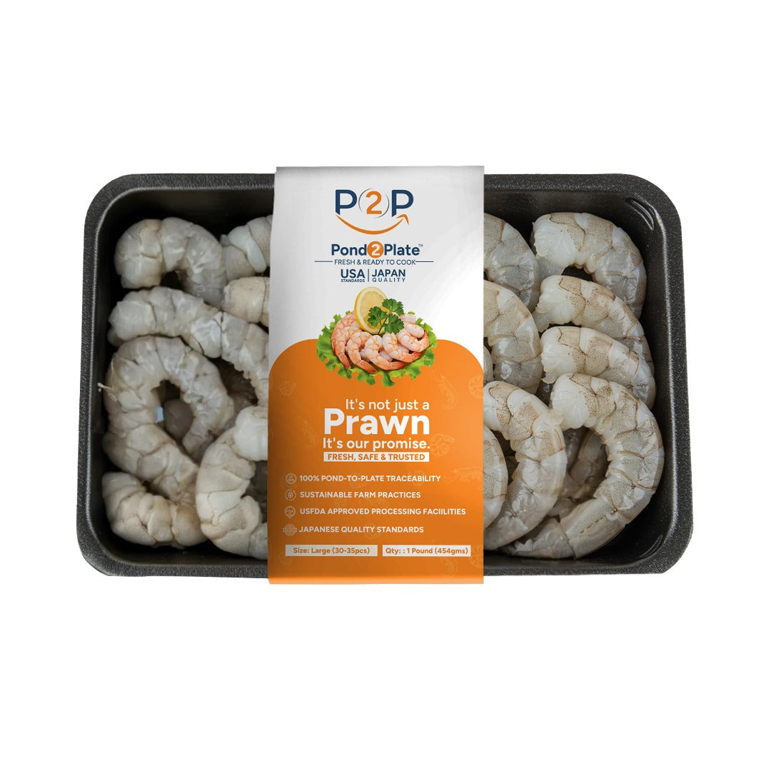 (Large Size) Fresh Prawns - 454 grams/1 lb. (30-35 Pcs)
