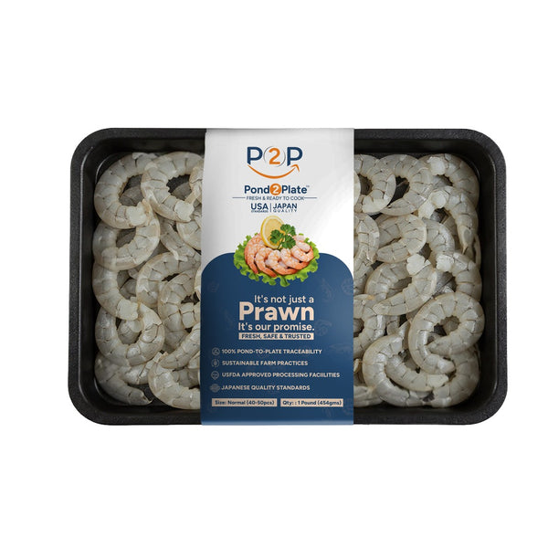 (Medium Size) Fresh Prawns - 454 grams/1 lb. (40-50 Pcs)