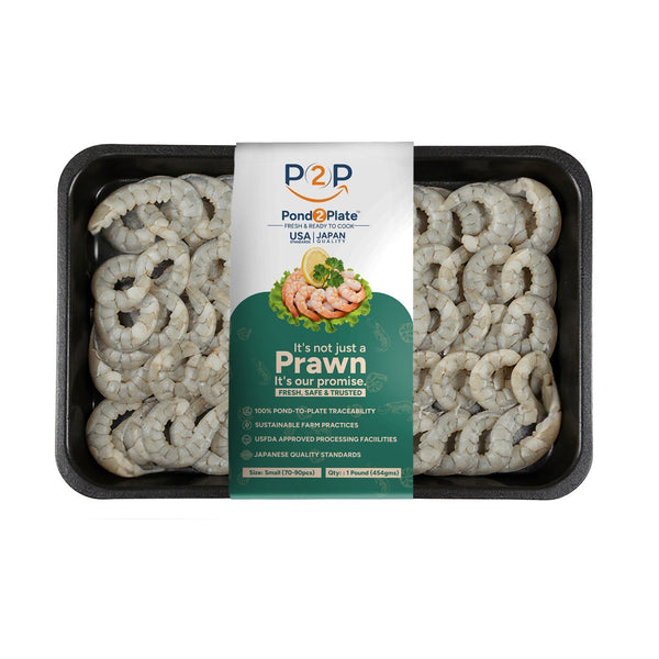 (Small Size) Fresh Shrimp - 454 grams/1 lb. (70-90 Pcs)